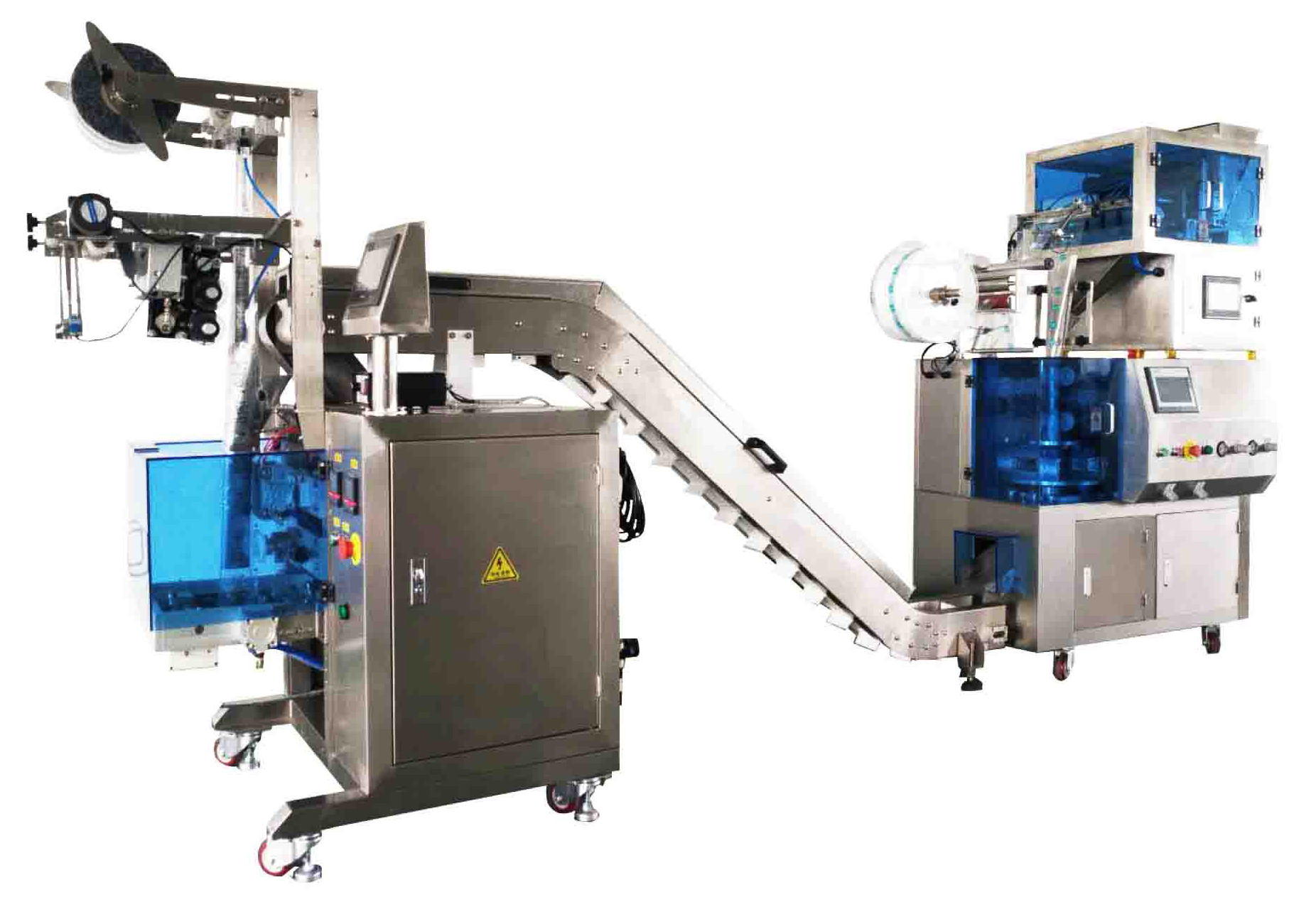 ● Pyramid Tea Bag Inner & Outer Bag Packing Machine