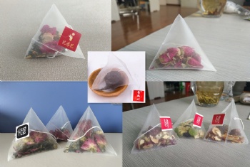 Pyramid tea bags packing machine(Vibration Feeder)