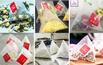 Pyramid tea bags packing machine(Electronic scale)