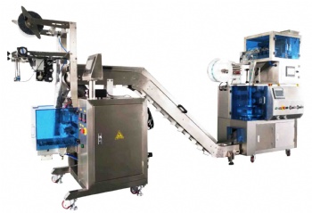 Pyramid/Flat Tea Bag Inner and Outer Bag Packing Machine